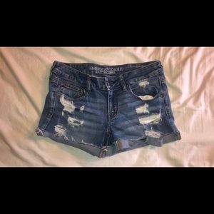 American Eagle Blue Jean Shorts, Size 8